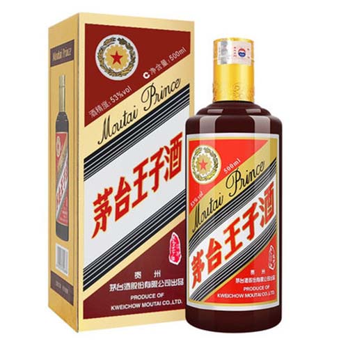 [정품]마오타이왕자,장색(贵州茅台,王子/酱色) 500ml 53%vol