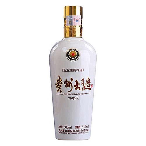[정품]마오타이 귀주대곡70년대(贵州茅台, 贵州大曲70年代) 500ml 53%vol