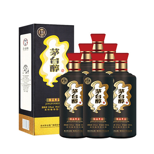 [정품]마오타이.모태순,정품흑금(贵州茅台. 茅台醇,精品黑金) 500ml 53%vol
