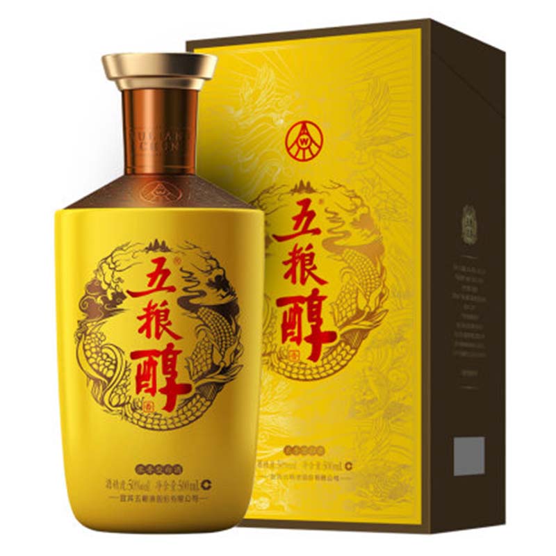 [정품]우량예,오량순금장(五粮液,五粮醇金装) 500ml 50%vol