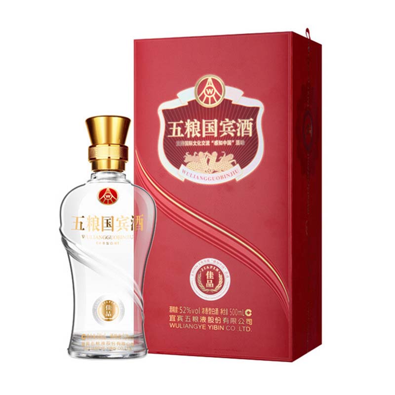 [정품]우량예,오량국빈가품(五粮液,五粮国宾佳品) 500ml 52%vol