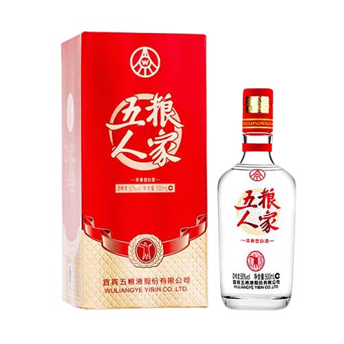 [정품]우량예 오량인가(五粮液. 五粮人家) 500ml 50%vol