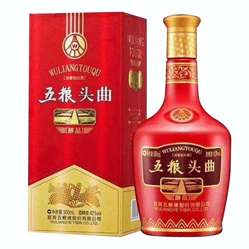 [정품]우량예. 오량두곡,순품(五粮液. 五粮头曲,醇品) 42%vol/52%vol. 500ml