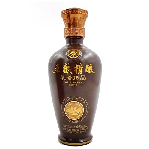 [정품]우량예. 오량정량,예감진품(五粮液. 五粮精酿,礼鉴珍品) 52%vol. 500ml