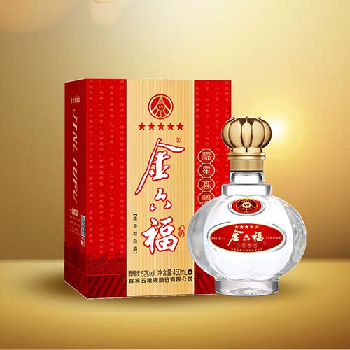 [정품]진뤼우푸,오성진주(金六福,五星陈酒) 52%vol. 450ml