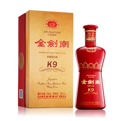 [정품]젠난춘(剑南春) 금검남K9(金剑南 K9) 52%vol, 500ml