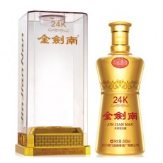 [정품]젠난춘. 금검남24K(剑南春. 金剑南24K) 52%vol, 500ml