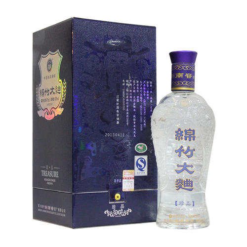 [정품]젠난춘. 면죽대곡,진품(剑南春. 绵竹大曲,珍品) 52%vol, 475ml