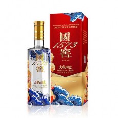 [정품]궈자오1573. 예술신춘주,대랑도금(国窖1573.艺术新春酒,大浪淘金) 52%vol. 500ml