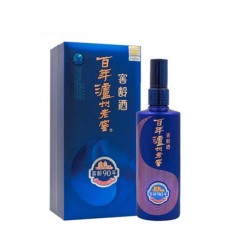 [정품]루저우라오자오. 백년노주노교,교령90년(泸州老窖.百年泸州老窖,窖龄90年) 52%vol. 500ml
