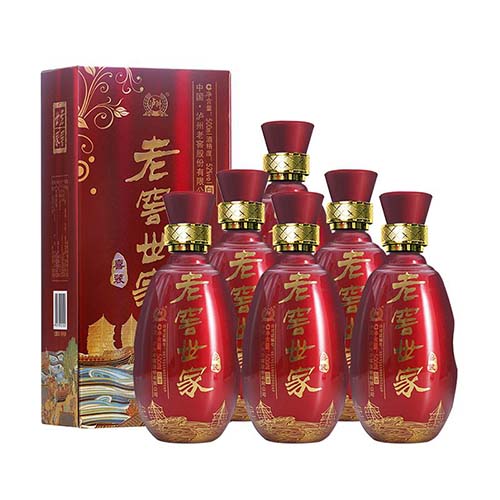 [정품]루저우라오자오. 노교세가,희장(泸州老窖. 老窖世家,喜装) 52%vol, 500ml