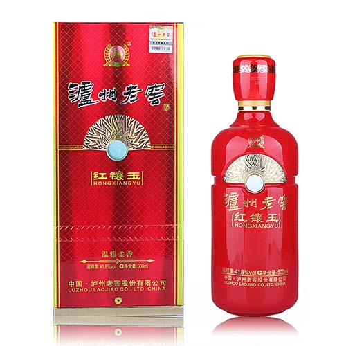 [정품]루저우라오자오. 홍양옥(泸州老窖. 红镶玉) 41.8%vol, 500ml