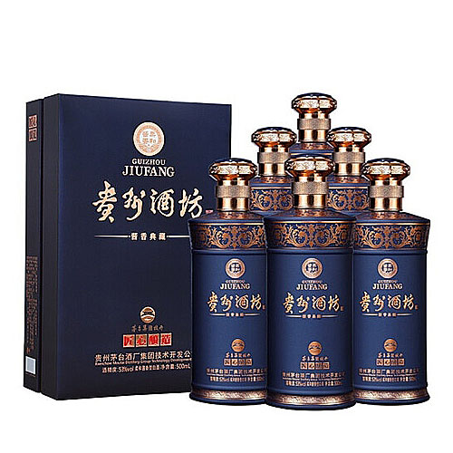 [정품]마오타이. 귀주주방,장향전장(贵州茅台. 贵州酒坊,酱香典藏) 500ml 53%vol