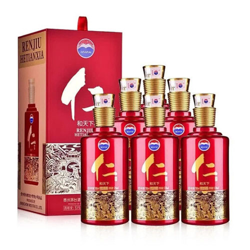 [정품]마오타이. 인주,화천하(贵州茅台. 仁酒,和天下) 500ml 53%vol