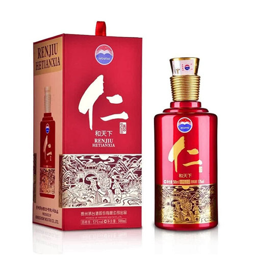 [정품]마오타이. 인주,화천하(贵州茅台. 仁酒,和天下) 500ml 53%vol
