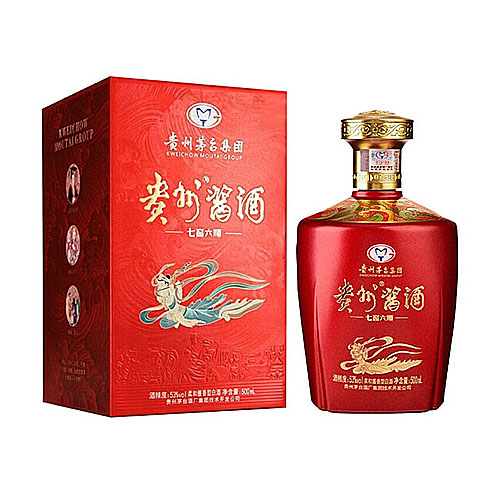[정품]마오타이. 귀주장주,칠교육순(贵州茅台.贵州酱酒,七窖六顺) 500ml 53%vol