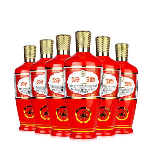 [정품]펀주, 홍병파분(汾酒  红瓶玻汾) 500ml 53%Vol