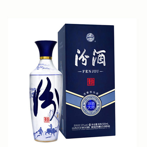 [정품]펀주, 청화청음 분주대사 (汾酒, 青花清韵 汾酒大师)  500ml 42%Vol / 53%Vol