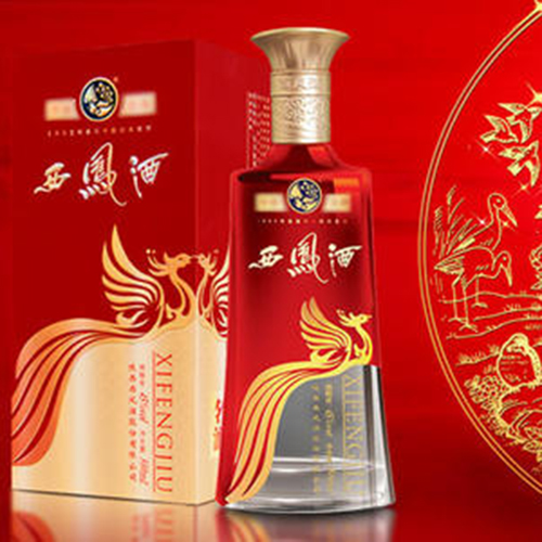 [정품]시펑주, 기치서봉주 홍정 (西凤酒, 旗帜西凤酒 红鼎) 500ml, 45%Vol