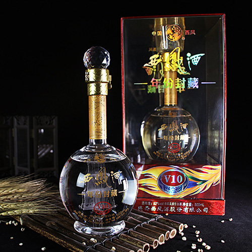 [정품]시펑주, 년분봉장V10(西凤酒. 年份封藏V10) 500ml, 52%Vol