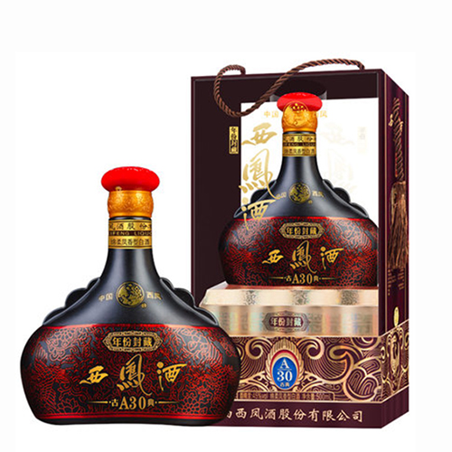 [정품]시펑주, 년분봉장A30(西凤酒, 年份封藏A30) 500ml, 45%Vol