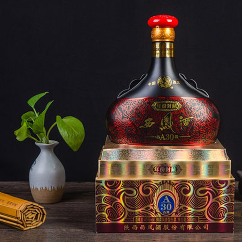 [정품]시펑주, 년분봉장A30(西凤酒, 年份封藏A30) 500ml, 45%Vol
