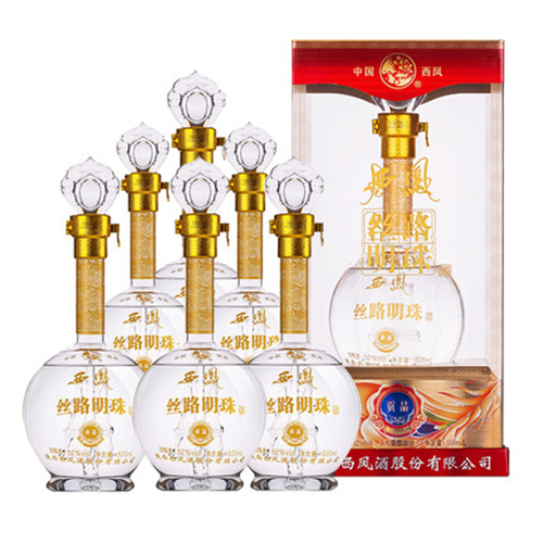 [정품]시펑주, 사로명주공품(西凤酒, 丝路明珠贡品) 500ml, 52%Vol