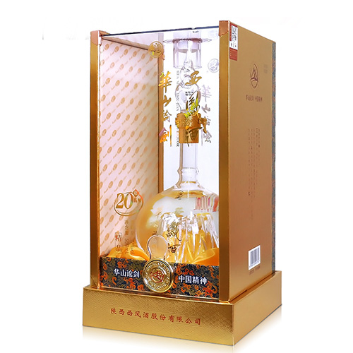 [정품]시펑주, 화산논검20년(西凤酒. 华山论剑20年) 500ml, 45%Vol