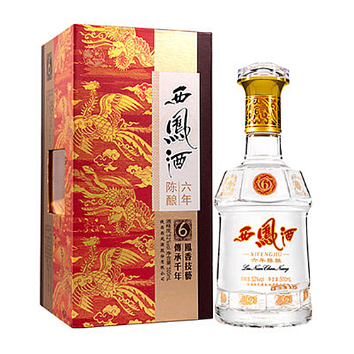 [정품]시펑주, 진양6년(西凤酒. 陈酿六年) 500ml, 52%Vol