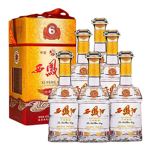 [정품]시펑주, 진양6년(西凤酒. 陈酿六年) 500ml, 45%Vol