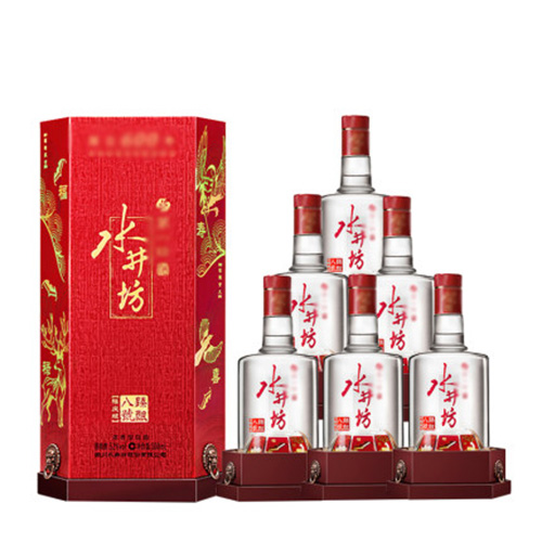 [정품]쉐징팡, 진양8호 희경판(水井坊,臻酿八号,禧庆版) 500ml, 52%Vol