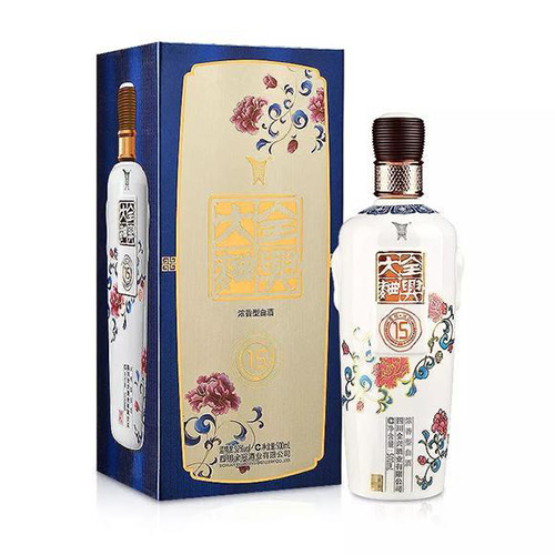 [정품]첸싱다취, 청화15(全兴大曲·青花15) 500ml, 52%Vol