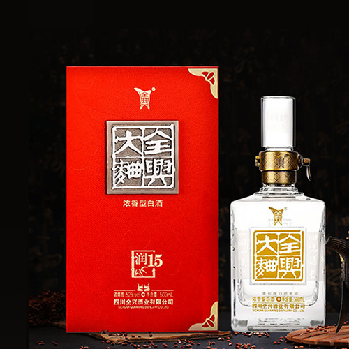 [정품]첸싱다취, 윤15 (全兴大曲, 润15) 500ml, 52%Vol