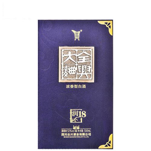 [정품]첸싱다취, 윤18 (全兴大曲, 润18) 500ml, 52%Vol