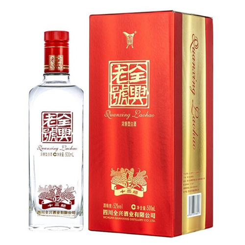 [정품]첸싱다취, 전흥노호대곡,십이순(全兴大曲, 全兴老号大曲,十二顺) 500ml, 52%Vol