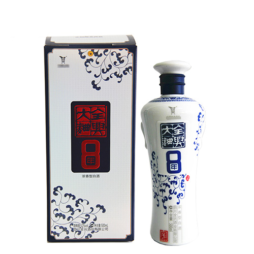 [정품]첸싱다취, 청화8(全兴大曲, 青花8) 500ml, 52%Vol