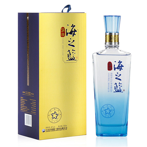 [정품]양허란스징덴, 5A급 해지람(洋河蓝色经典, 5A级 海之蓝) 480ml, 42%Vol