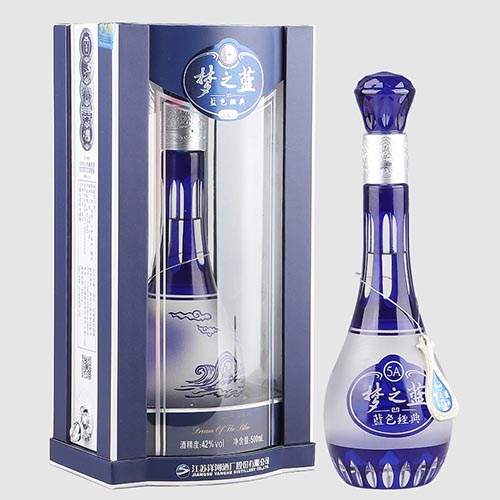 [정품]양허란스징덴, 5A몽지람 (洋河蓝色经典, 5A梦之蓝) 500ml, 52%Vol