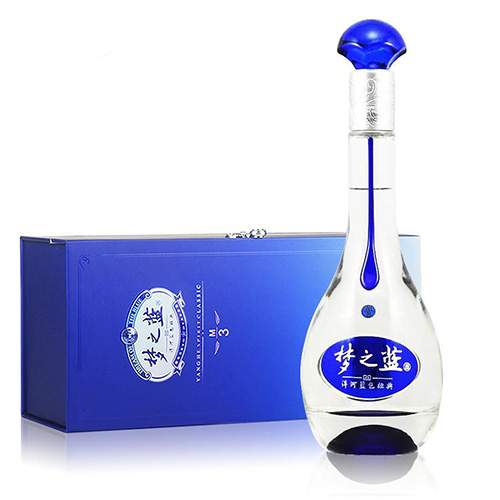 [정품]양허란스징덴, 몽지람M3 (洋河蓝色经典, 梦之蓝M3) 500ml, 40.8/45/52%Vol