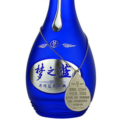 [정품]양허란스징덴, 몽지람M6 (洋河蓝色经典, 梦之蓝M6) 500ml, 40.8/52%Vol