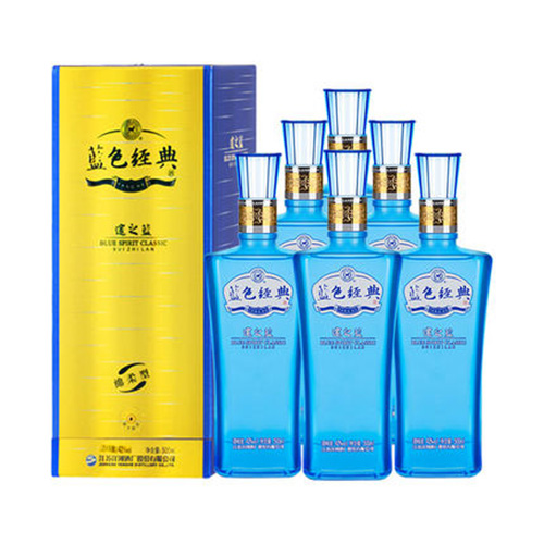 [정품]양허란스징덴, 수지람 (洋河蓝色经典, 邃之蓝) 500ml, 42/52%Vol