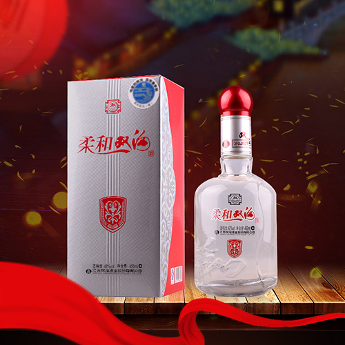 [정품]쌍꿔우, 유화쌍구 실버(柔和双沟,银) 450ml, 42%Vol