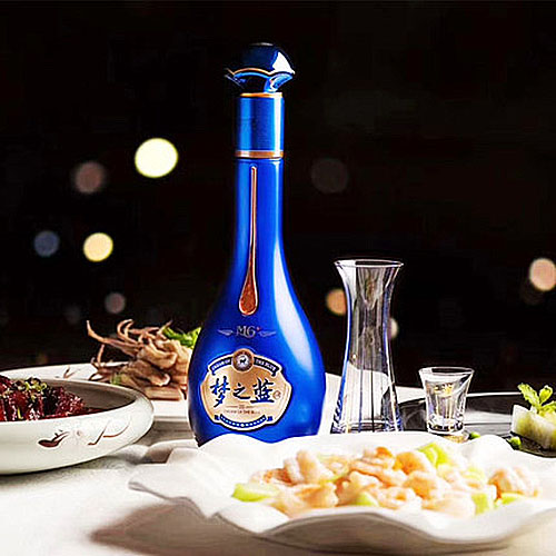 [정품]양허란스징덴, 몽지람M6플러스 (洋河蓝色经典, 梦之蓝M6+) 550ml, 40.8%Vol