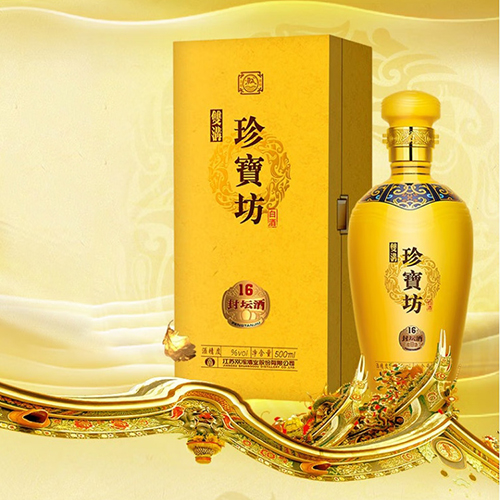[정품]쌍꿔우, 진보방 봉담주16(双沟, 珍宝坊 封坛酒16) 500ml, 53%Vol