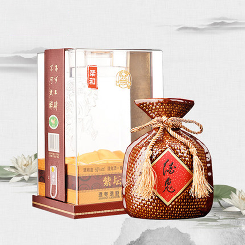 [정품]주귀주, 자담(酒鬼酒, 紫坛) 500ml, 52%Vol
