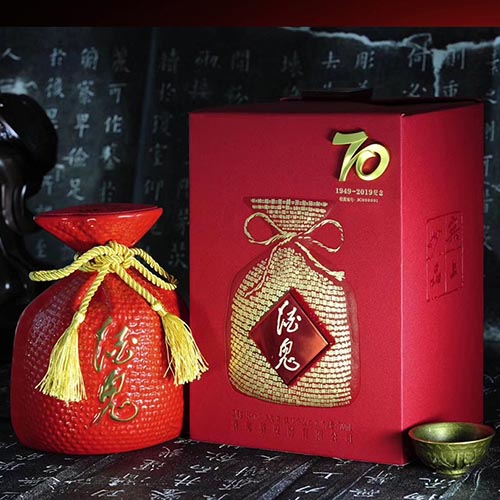 [정품]주귀주, 홍담 70년기념주(酒鬼酒. 红坛,70年纪念版) 700ml, 54%vol