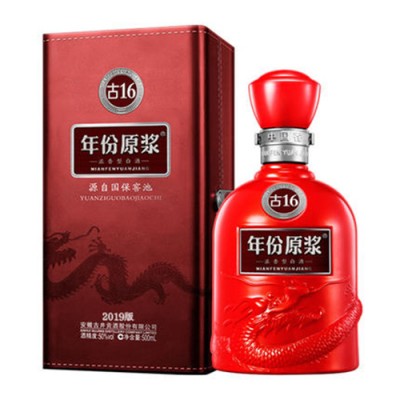 [정품]구징공주(古井贡酒) 년분원장고16(年份原浆.古16) 500ml, 50%Vol