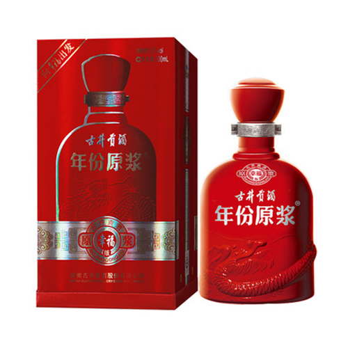 [정품]구징공주, 년분원장.행복판(古井贡酒, 年份原浆幸福版) 500ml, 50%Vol