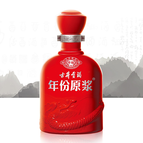 [정품]구징공주, 년분원장.행복판(古井贡酒, 年份原浆幸福版) 500ml, 50%Vol