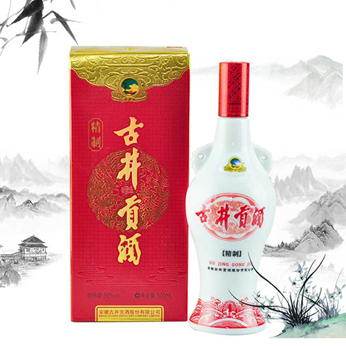 [정품]구징공주, 정제(古井贡酒, 精制) 500ml, 50%Vol
